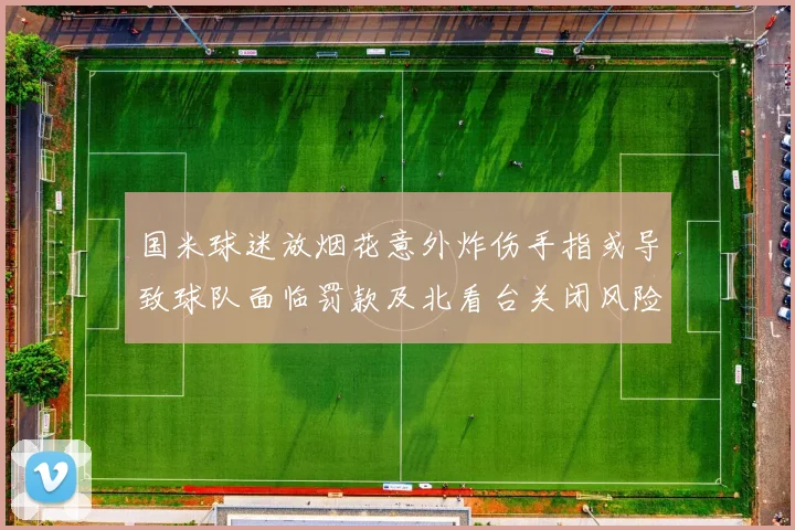国米球迷放烟花意外炸伤手指或导致球队面临罚款及北看台关闭风险